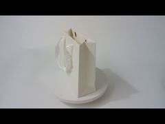 Il regalo stampato abitudine di Libro Bianco insacca il punto all'ingrosso Logo Ribbon Handle UV