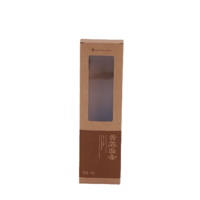 comprare Scatola di noodle in carta kraft marrone stampata con confezione su misura per finestra online manufacture