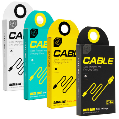 comprare Scatole di carta per cavi USB economici personalizzati Produttore di scatole per imballaggio di merci online manufacture