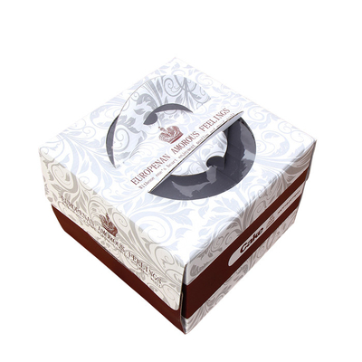 comprare Stampa all'ingrosso di scatole per torte in cartone ondulato di lusso personalizzate con manico online manufacture