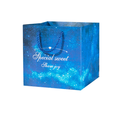 comprare Carta stampata su ordinazione Carry Bags Manufacturers di carta del rinforzo del quadrato dell'affare ampia online manufacture