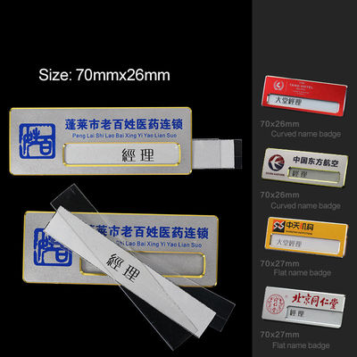 comprare Badge personalizzati stampati con marchio Ordina tag del nome del personale online con finestra del nome online manufacture