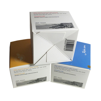comprare Scatola di carta quadrata bianca stampata con scatole crema personalizzate con fondo automatico online manufacture
