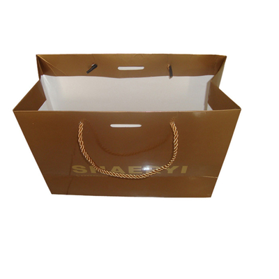 comprare Sacchetti della spesa economici su ordinazione della carta di Brown con la vendita all'ingrosso di stampa del materiale illustrativo online manufacture