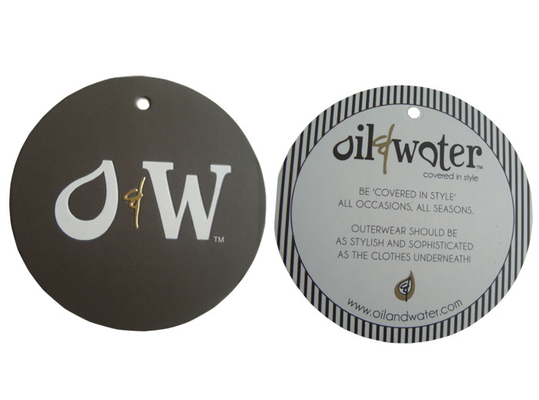 comprare L'abitudine stampata intorno a carta di scorta di schede etichetta il logo di Matt Lamination Emboss Gold Foil online manufacture