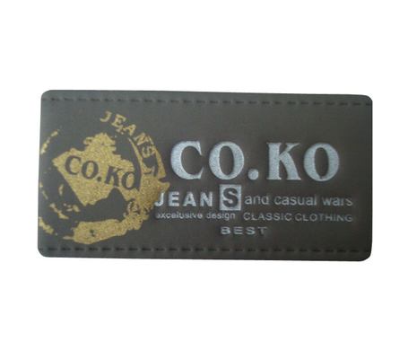 comprare Le etichette su ordinazione incise del cuoio, abbigliamento personale identifica cifrato online manufacture