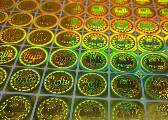comprare Adesivi per ologrammi 3D di sicurezza personalizzati online Etichette ologrammi laser non riciclabili con logo online manufacture