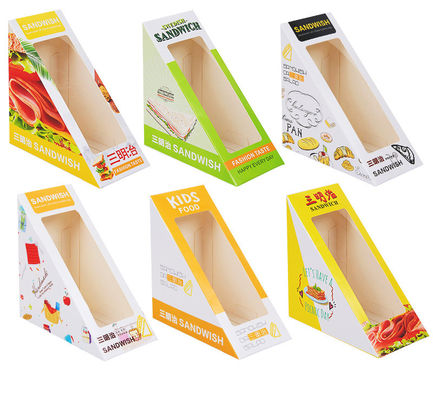 Scatola dei colori di stampa su ordinazione della carta del panino che imballa con il produttore della finestra