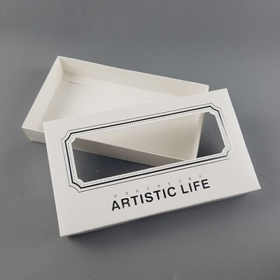 Scatola di carta stampata con la fabbrica d'imballaggio dei contenitori di chiaro abbigliamento su ordinazione del coperchio
