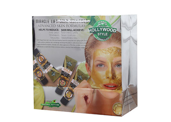 Massa d'imballaggio cosmetica stampata su ordinazione dei sacchi di carta di immaginazione del nastro da vendere