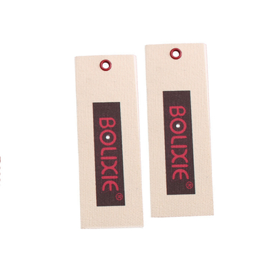 Un buon prezzo. Indumento su ordinazione Hang Tags Printing Woven Brand Hang Tag Clothing Labels Supplier in linea