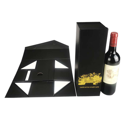 Un buon prezzo. Stampa del logo Scatole di bottiglie di vino Imballaggio Scatole regalo di vino Cartone Scatole di vino all'ingrosso in vendita in linea