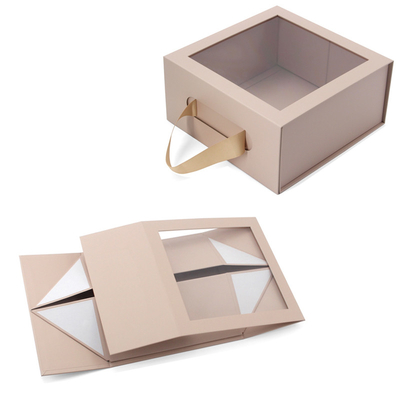 Un buon prezzo. Scatola regalo pieghevole con nastro con logo personalizzato Kraft Box all'ingrosso Scatole di imballaggio con nastro in linea