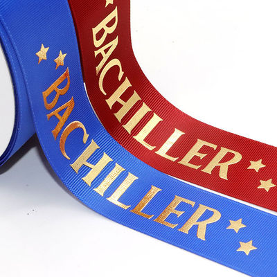 Un buon prezzo. Nastro Grosgrain Personalizzato con Logo in Foil Oro – Ideale per Confezioni Regalo e Branding di Abbigliamento in linea